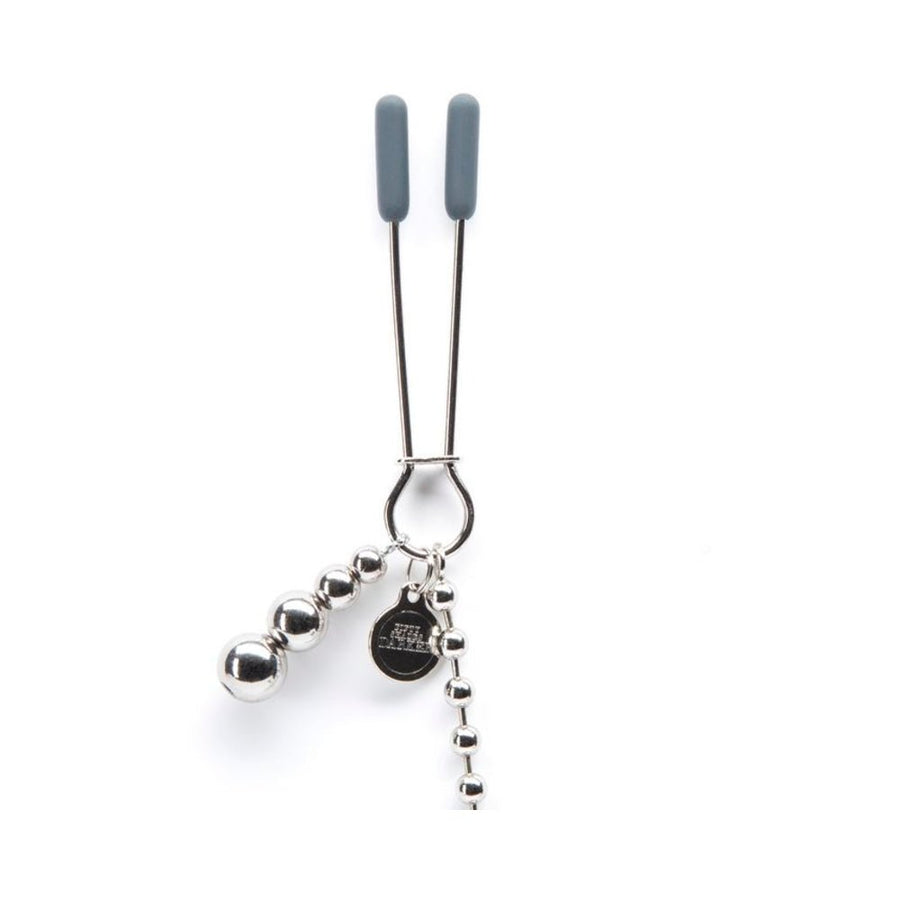 Fifty Shades Darker At My Mercy Beaded Chain Nipple Clamps-LoveHoney-Sexual Toys®
