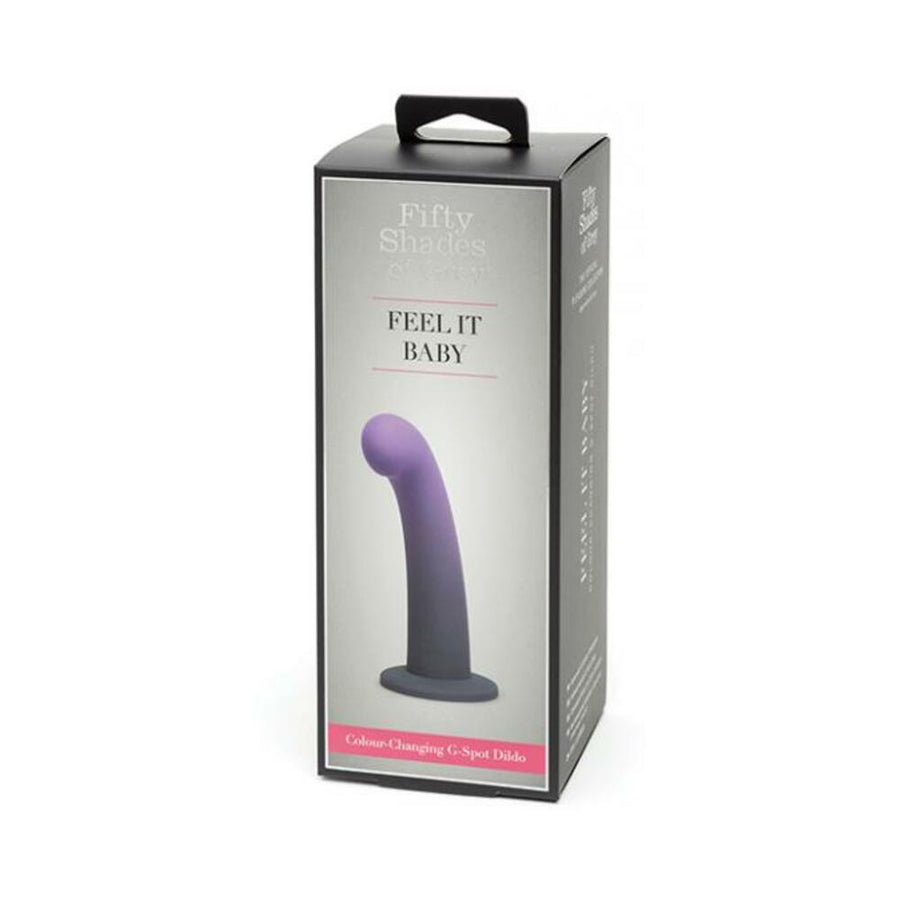 Fifty Shades Of Grey Feel It Baby Colour-changing G-spot Dildo-LoveHoney-Sexual Toys®