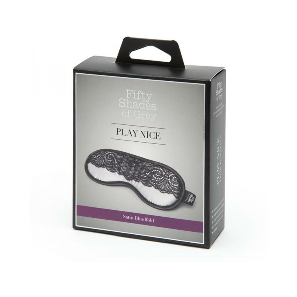 Fifty Shades Of Grey Play Nice Satin & Lace Blindfold-blank-Sexual Toys®