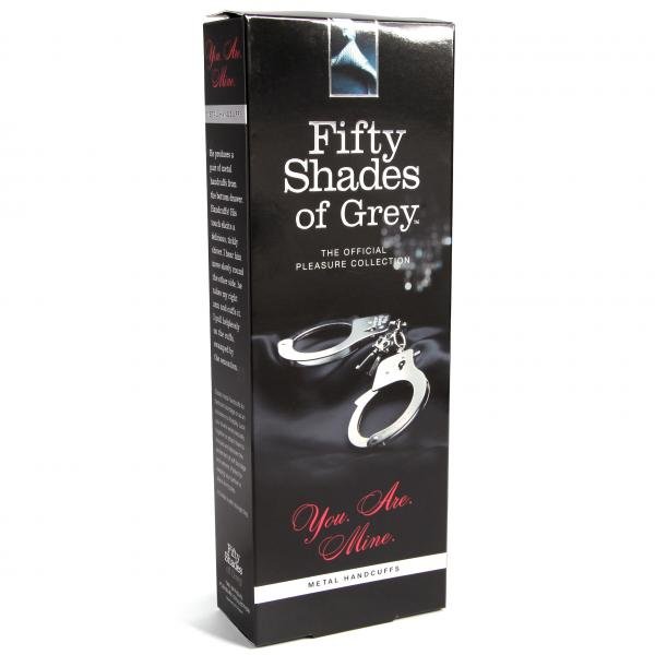 Fifty Shades of Grey You Are Mine Metal Handcuffs-Official Fifty Shades of Grey-Sexual Toys®