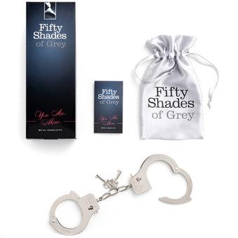 Fifty Shades of Grey You Are Mine Metal Handcuffs-Official Fifty Shades of Grey-Sexual Toys®