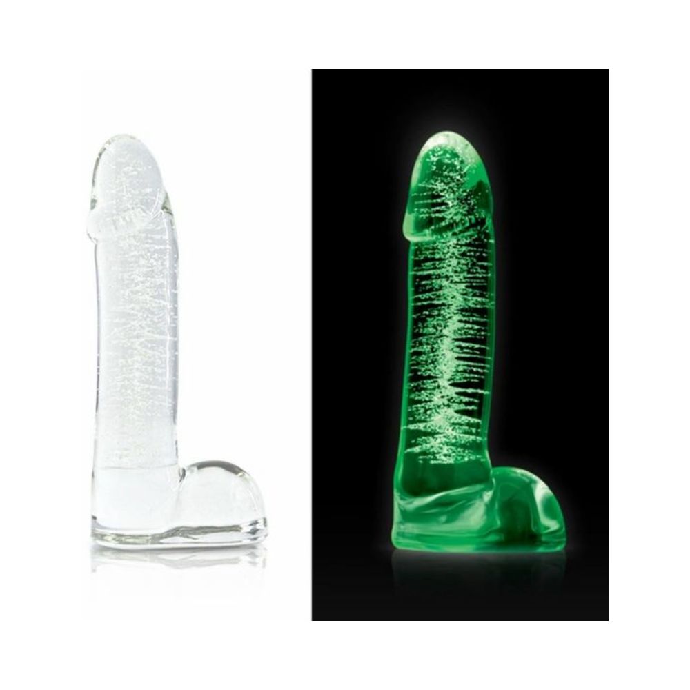 Firefly Glass - Smooth Ballsey - 4in Dildo - Clear-NS Novelties-Sexual Toys®