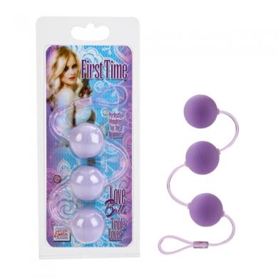 First Time Love Balls Triple Lover Perfectly Weighted For The Beginner - Purple-First Time-Sexual Toys®