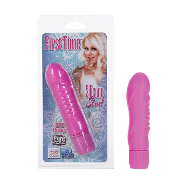 First Time Silicone Stud Pink Vibrator-First Time-Sexual Toys®