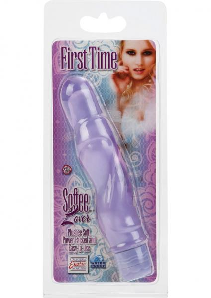 First Time Softee Lover Vibe Waterproof 5 Inch - Purple-First Time-Sexual Toys®