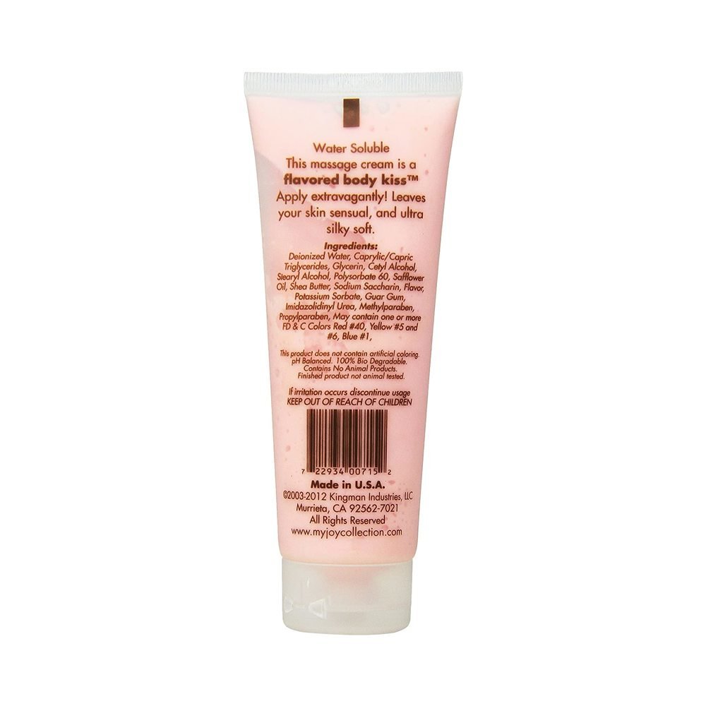 Flavored Body Kiss Massage Cream Strawberry 4 Fl Oz-blank-Sexual Toys®