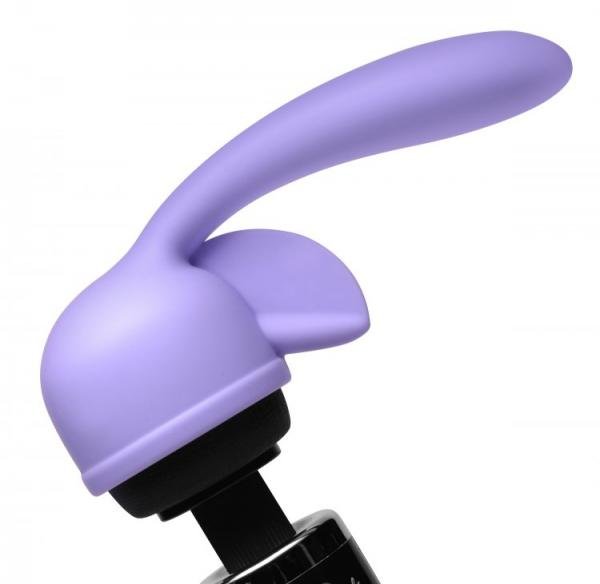 Fluttering Kiss Dual Stimulation Wand Attachment Purple-Wand Essentials-Sexual Toys®