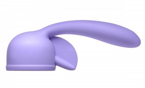 Fluttering Kiss Dual Stimulation Wand Attachment Purple-Wand Essentials-Sexual Toys®