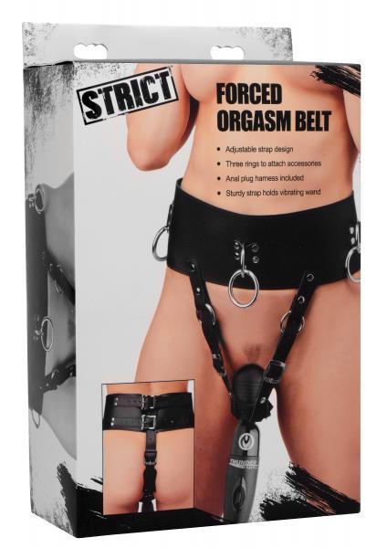 Forced Orgasm Wand Holder Belt Black-STRICT-Sexual Toys®