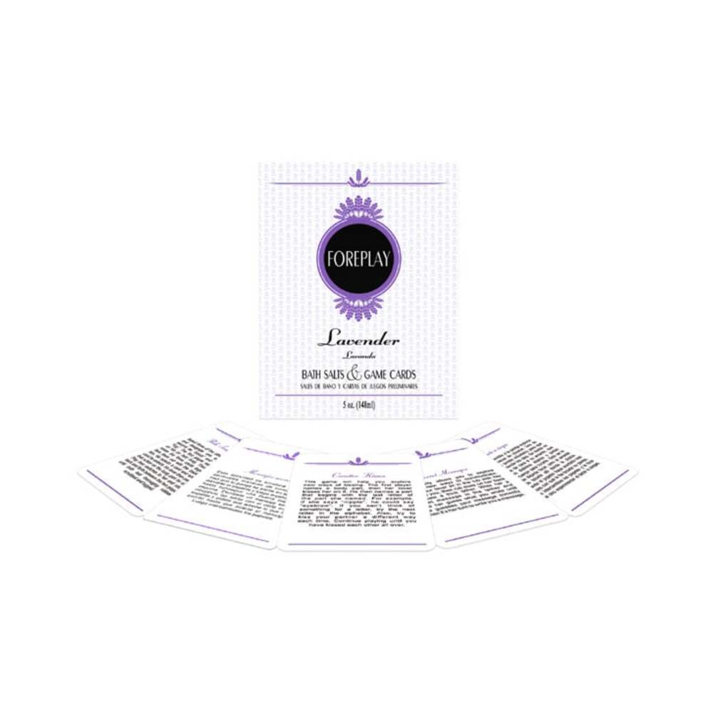 Foreplay Bath Salts & Game Cards - Lavender-Kheper Games-Sexual Toys®