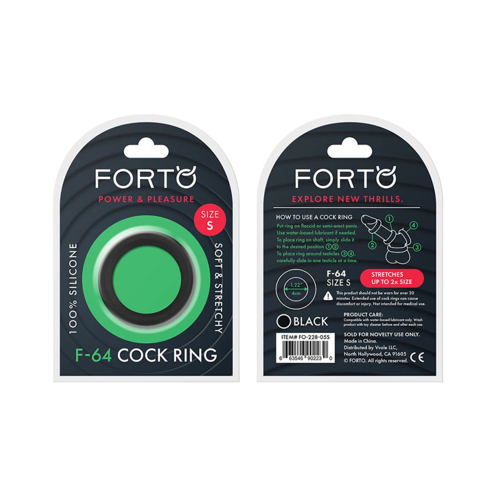 Forto F-64: 40mm 100% Silicone Ring Wide Sm-Forto-Sexual Toys®