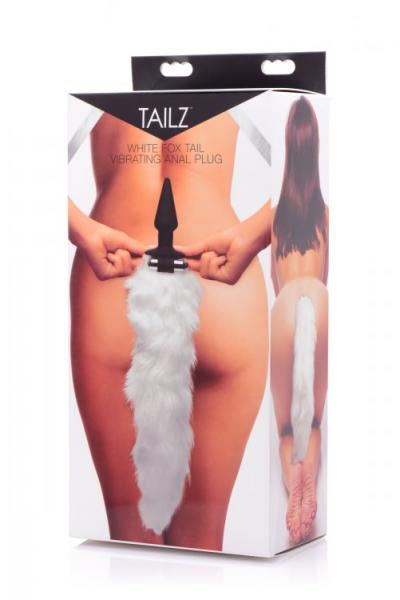 Foxxxy Fanny Tail Vibe White Anal Plug-Frisky-Sexual Toys®