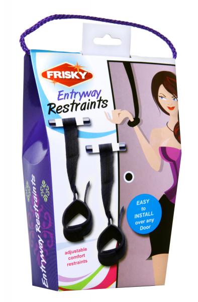 Frisky Over the Door Entryway Restraints Black-Frisky-Sexual Toys®