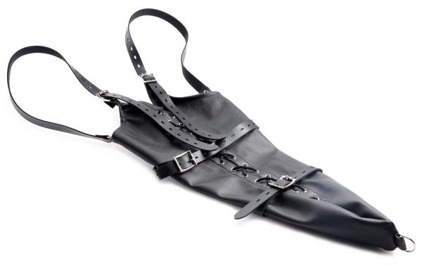 Full Sleeve Armbinder Black Leather Restraint-STRICT-Sexual Toys®