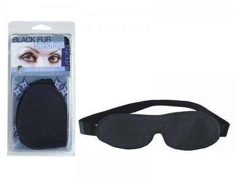 Fur Blindfold Black-blank-Sexual Toys®
