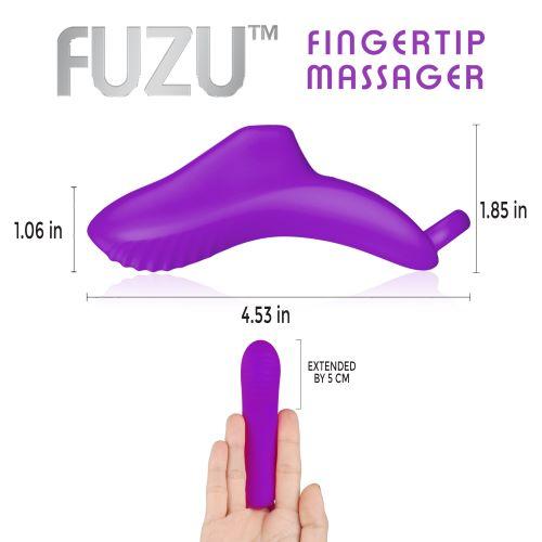 Fuzu Vibrating Rechargeable Fingertip Massager Purple-blank-Sexual Toys®