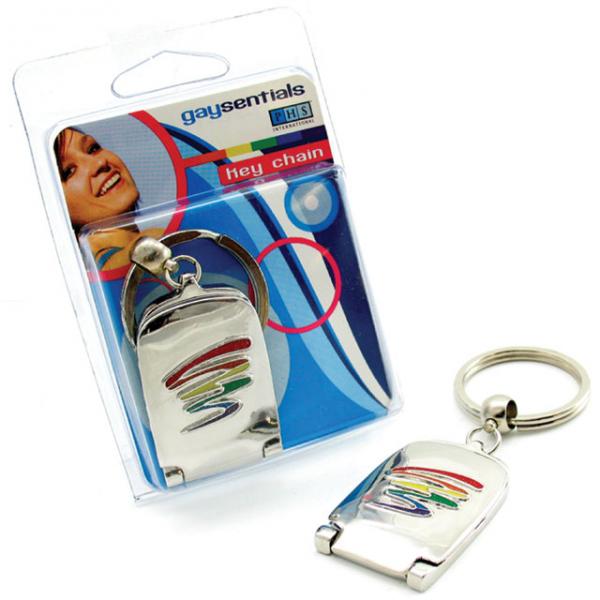Gaysentials Mirror Key Chain Squiggle-blank-Sexual Toys®