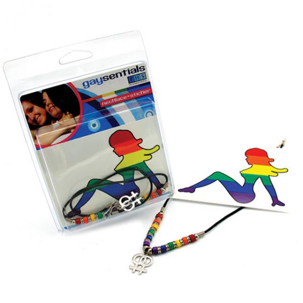 Gaysentials Necklace Sticker Combo Female-Gaysentials Pride Goods-Sexual Toys®