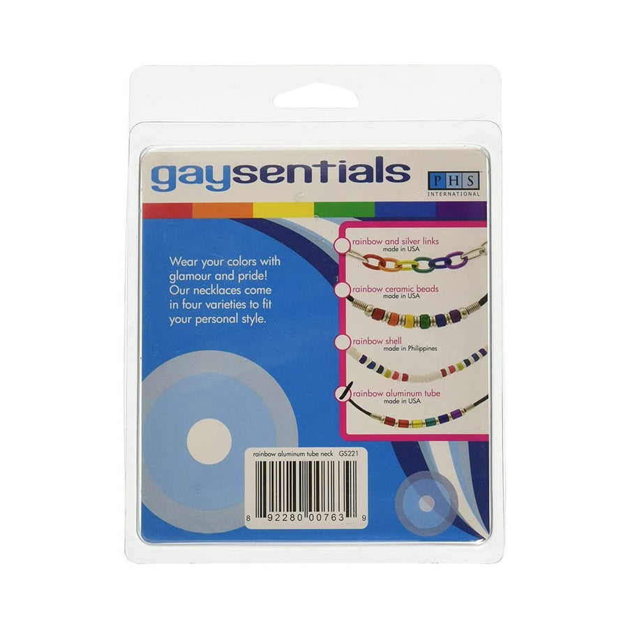 Gaysentials Rainbow Aluminum Tube Bracelet 8 inches-PHS International-Sexual Toys®