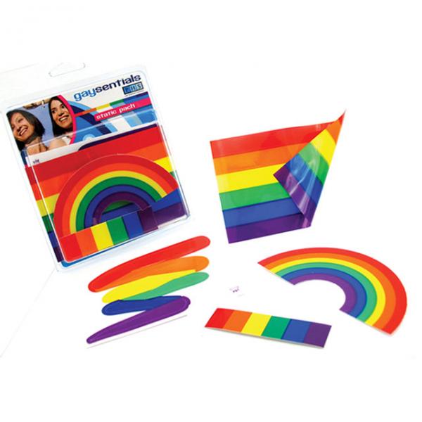 Gaysentials Static Clings Pack A 4 Clingers-Gaysentials Pride Goods-Sexual Toys®