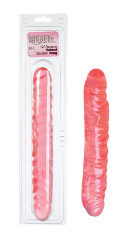 Gel Veined Double Dong 12"-Cal Exotics-Sexual Toys®