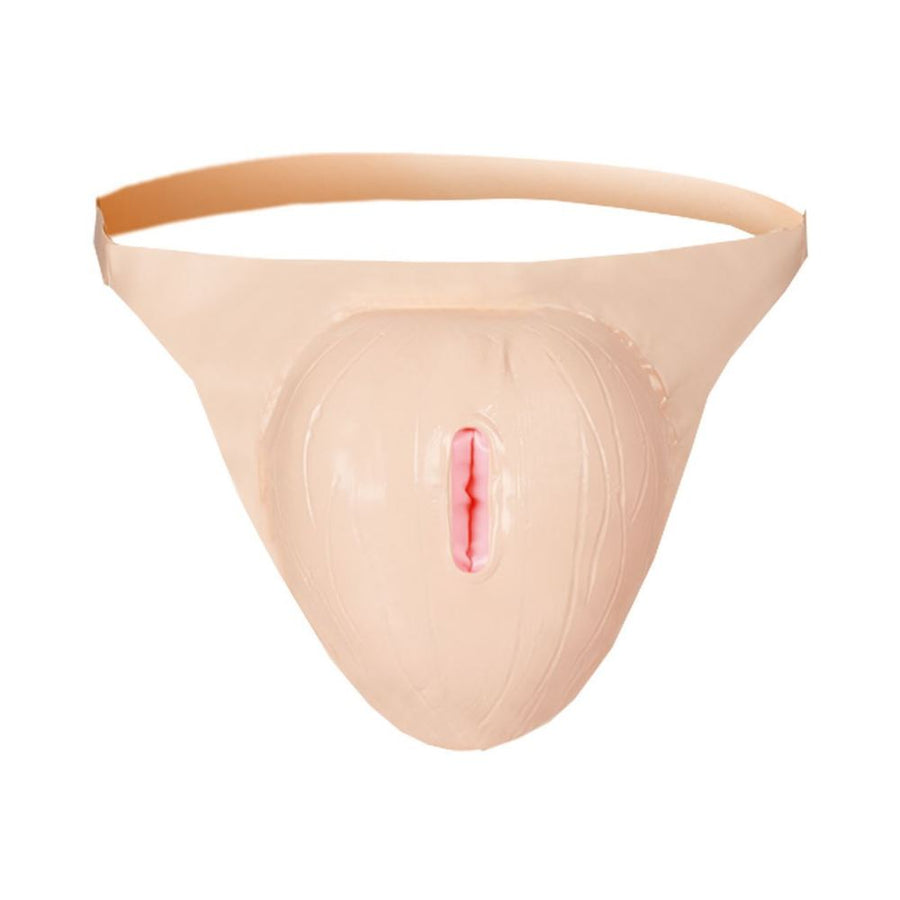 Get It On Inflatable Strap On Vagina Beige-Get It On Party Favors-Sexual Toys®