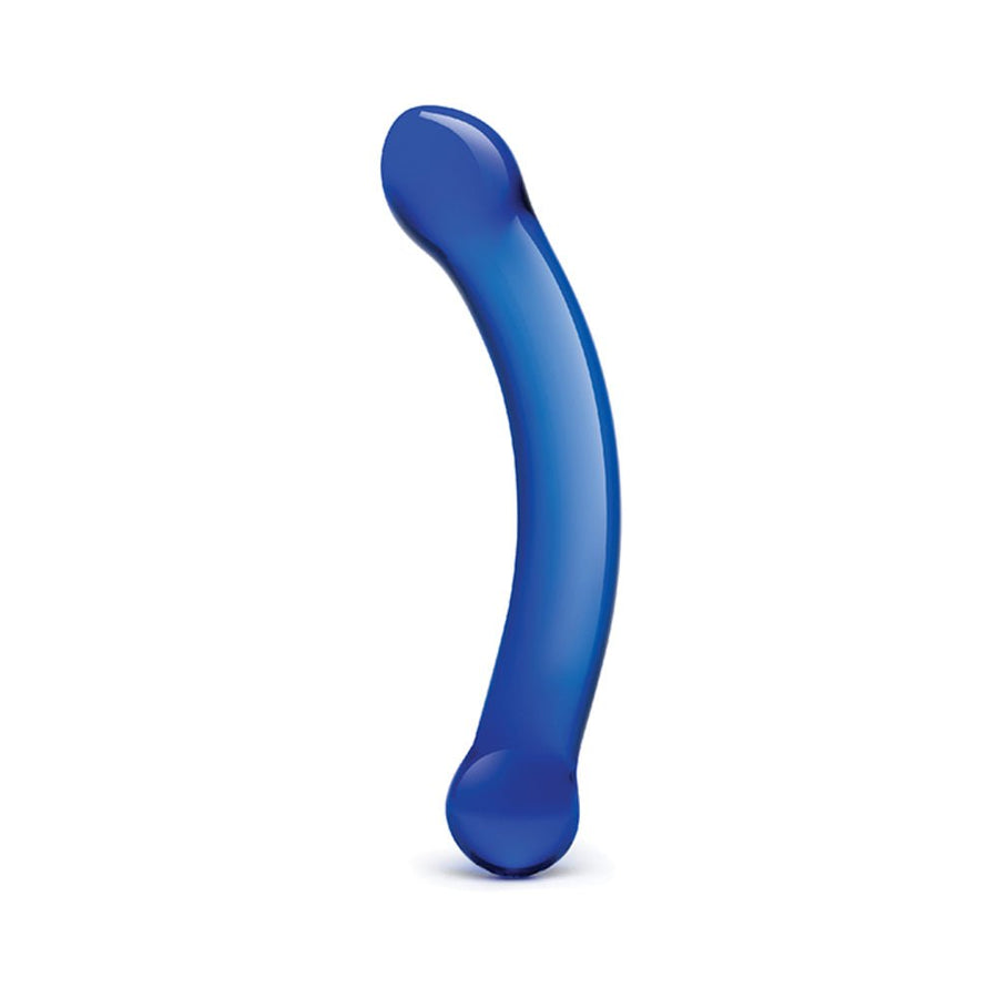 Glas 6 inches Curved Glass G-Spot Dildo Blue-Electric Eel-Sexual Toys®