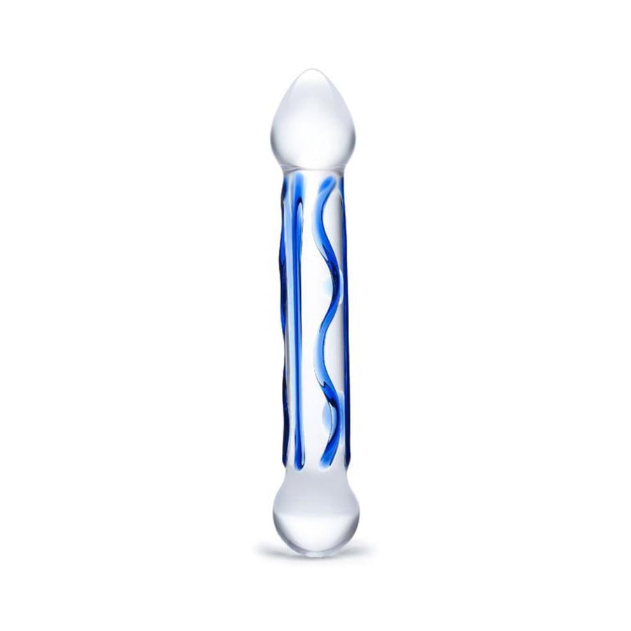 Glas 6.5in Full Tip Textured Glas Dildo-Electric Eel-Sexual Toys®