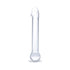 Glas 7 inches Realistic Head Glass Dildo Clear-Electric Eel-Sexual Toys®