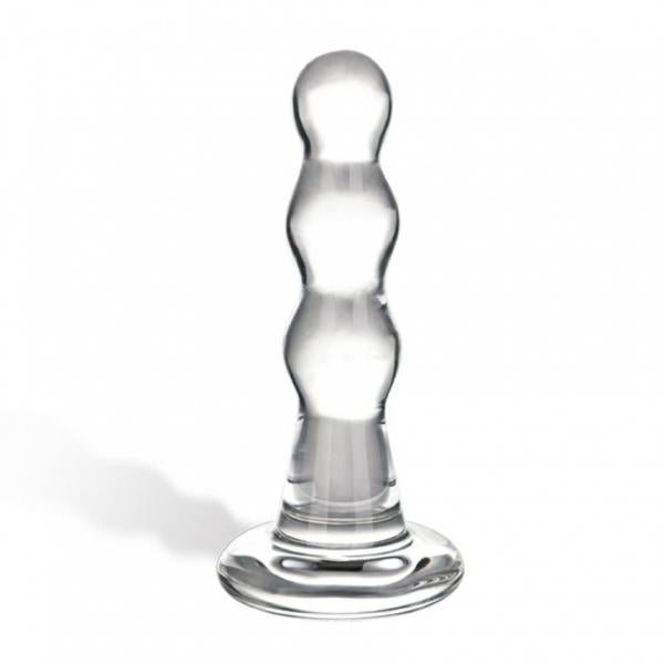 Glas Triple Play Beaded Butt Plug Clear-Electric Eel-Sexual Toys®