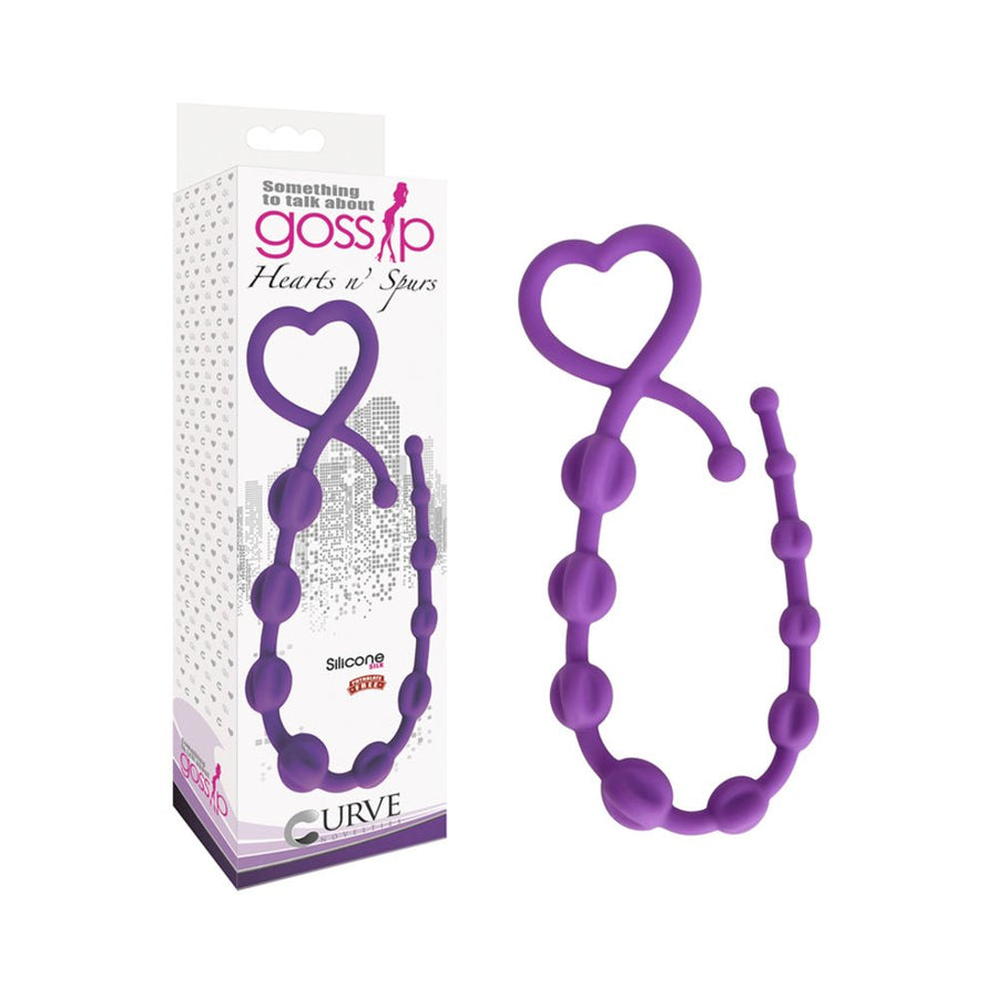 Gossip Hearts N Spurs Anal Beads-Curve Novelties-Sexual Toys®