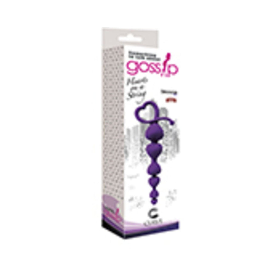 Gossip Hearts On A String Silicone Anal Beads-Curve Novelties-Sexual Toys®