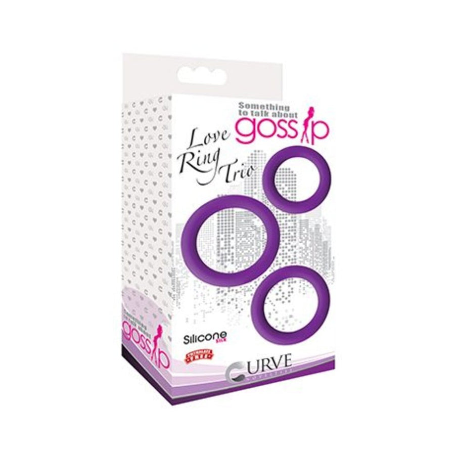 Gossip Love Ring Trio 3 Rings Set-Curve Novelties-Sexual Toys®