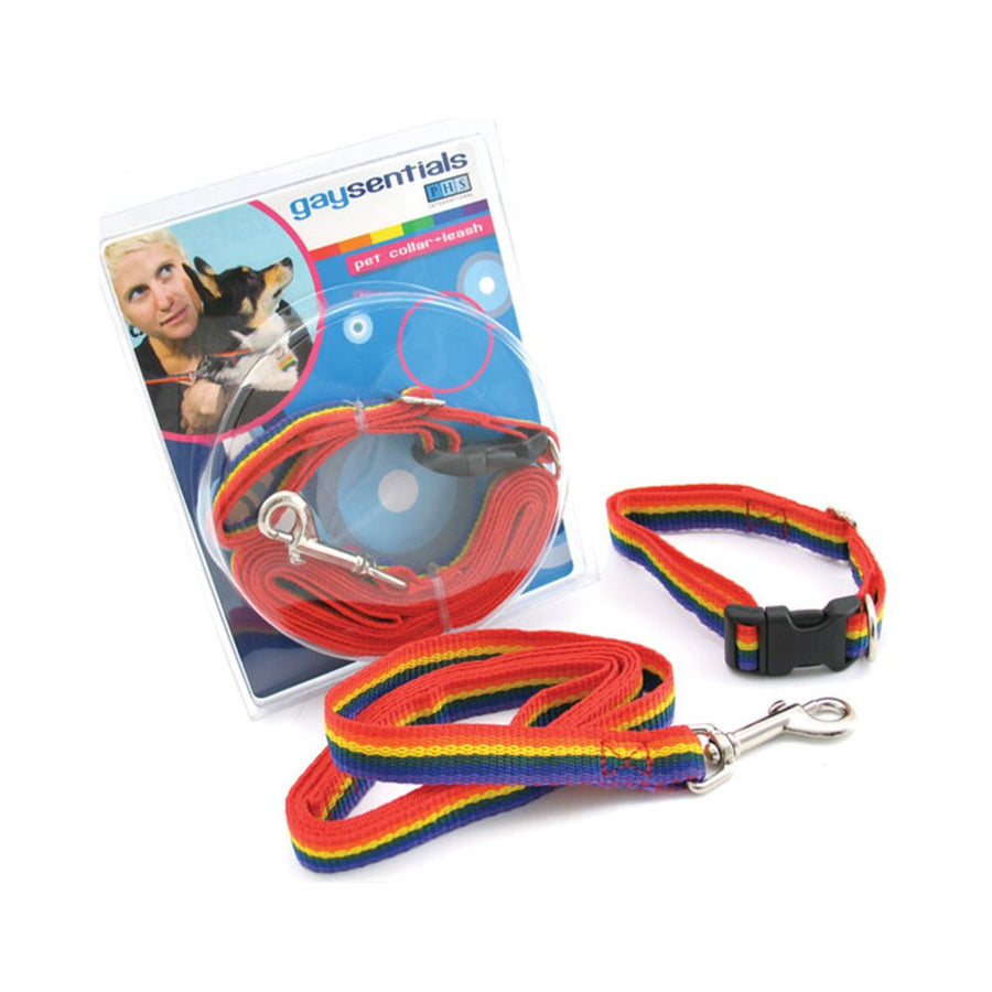 Gs Pet Combo Leash/collar (medium)-PHS International-Sexual Toys®