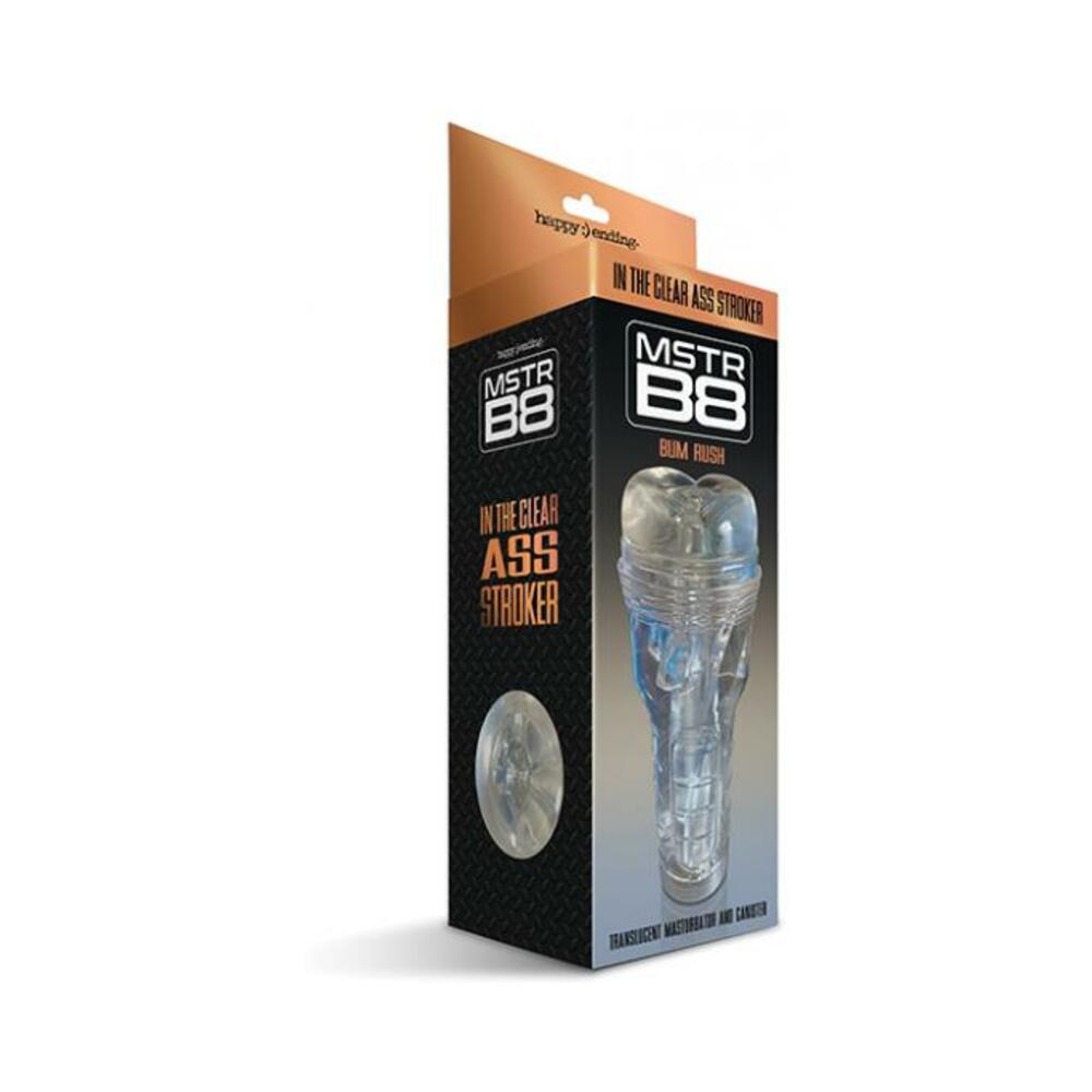 Happy Endings Mstr B8 In The Clear Anal Stroker Bum Rush Canister-blank-Sexual Toys®