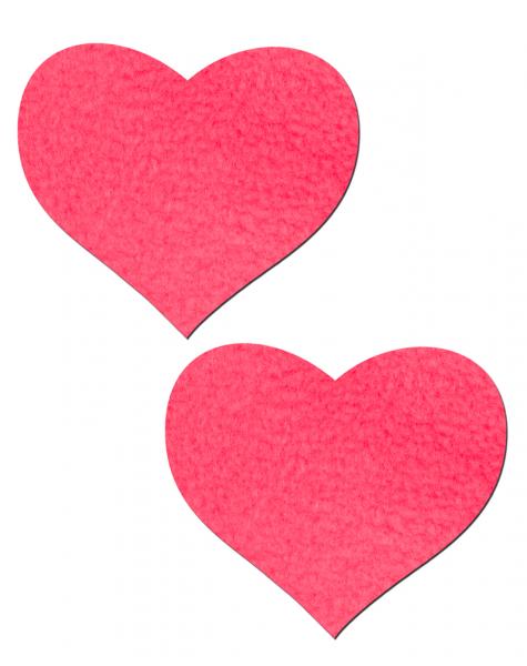 Heart Neon Pink Pasties O/S-Pastease Brand Pasties-Sexual Toys®