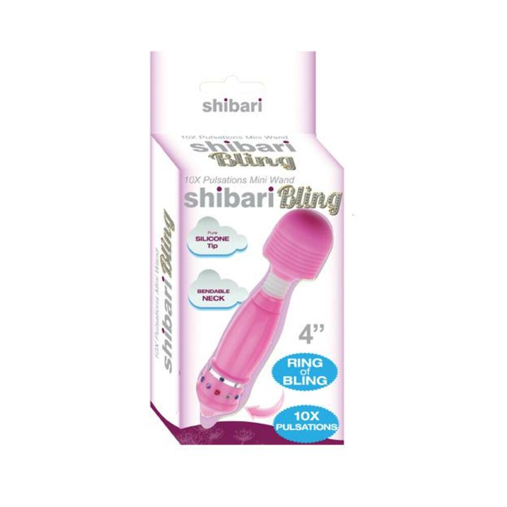 Hello Sexy Bling Mini Wand Rechargeable 10x Pink-blank-Sexual Toys®