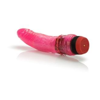 Hot Pinks Curved Penis 6.25 inches Vibrating Dong-Hot Pinks-Sexual Toys®