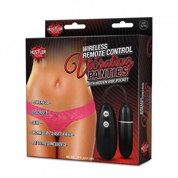 Hustler Vibrating Panties Remote Control Pink S/M-Electric Eel-Sexual Toys®