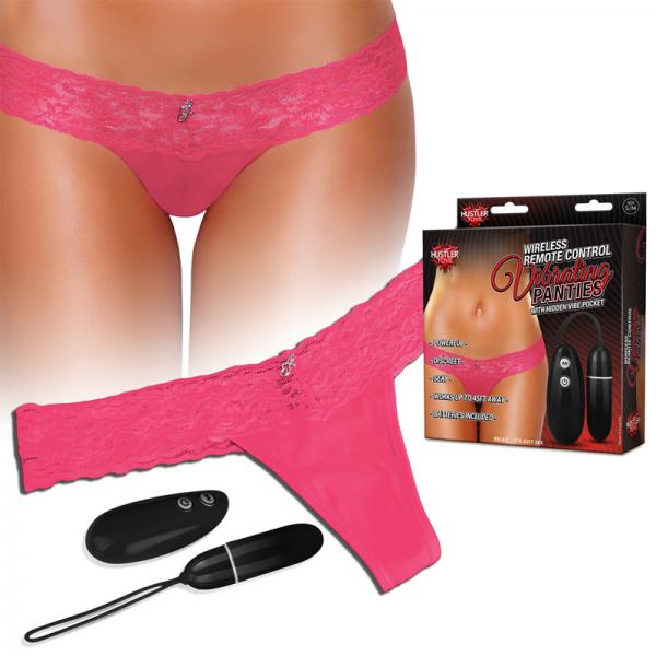 Hustler Vibrating Panties Remote Control Pink S/M-Electric Eel-Sexual Toys®