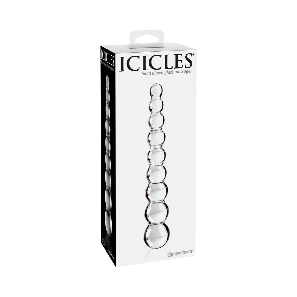 Icicles No 2 Glass Anal Beads Clear-Pipedream-Sexual Toys®