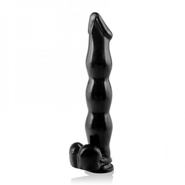 Armadildo with Balls Dildo Black 15 inches-Ignite-Sexual Toys®
