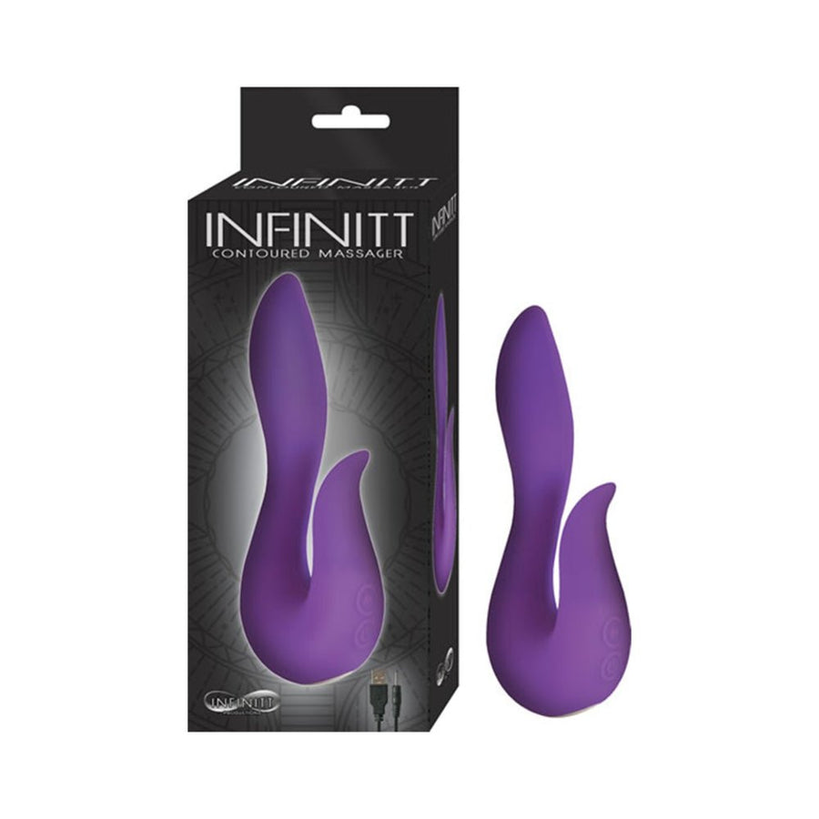 Infinitt Contoured Massager Purple-Nasstoys-Sexual Toys®