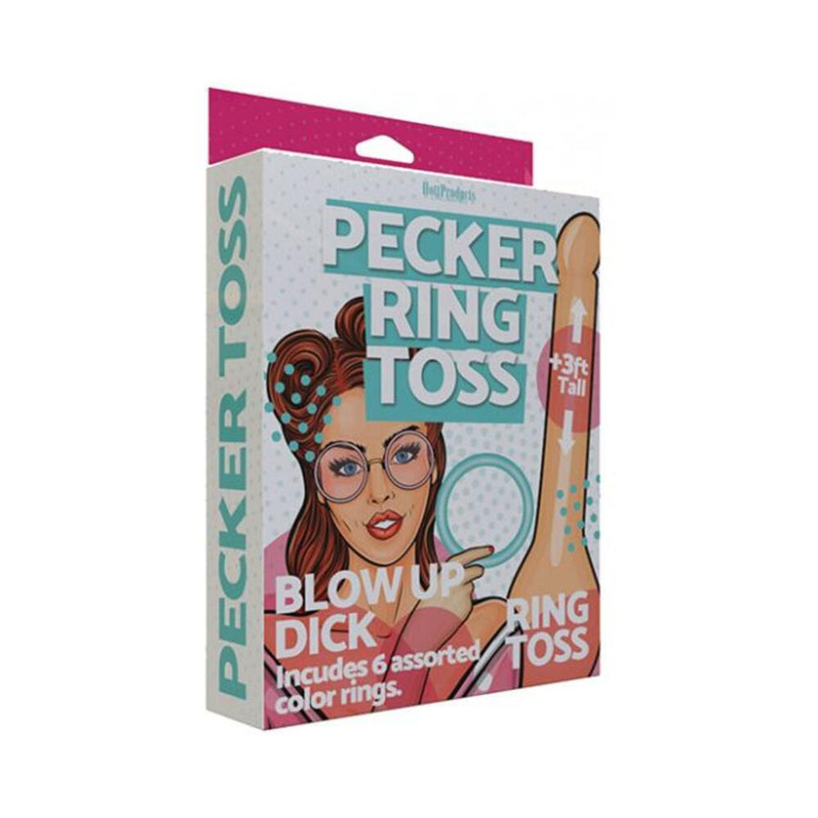 Inflatable Pecker Ring Toss - 3&