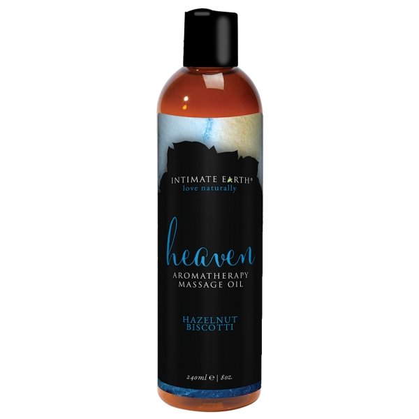 Intimate Earth Heaven Hazelnut Biscotti Massage Oil 8oz-Intimate Earth-Sexual Toys®