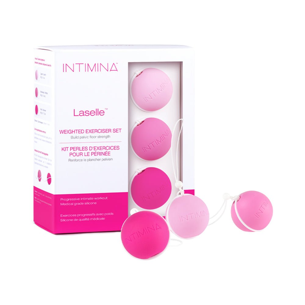 Intimina Laselle Routine Exercise Balls Set - Pink-blank-Sexual Toys®