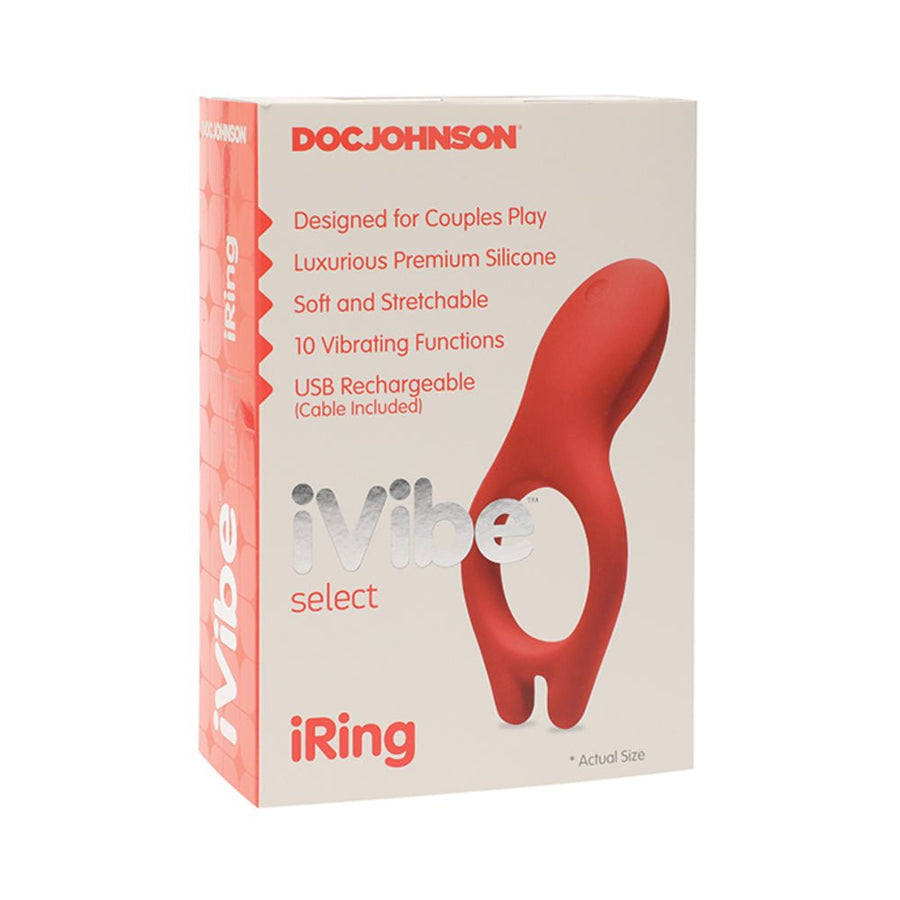 Ivibe Select Iring Coral Vibrating Cock Ring-Doc Johnson-Sexual Toys®
