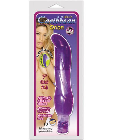 Jelly Caribbean Orion Vibrator Waterproof  - Purple-Jelly Caribbean-Sexual Toys®