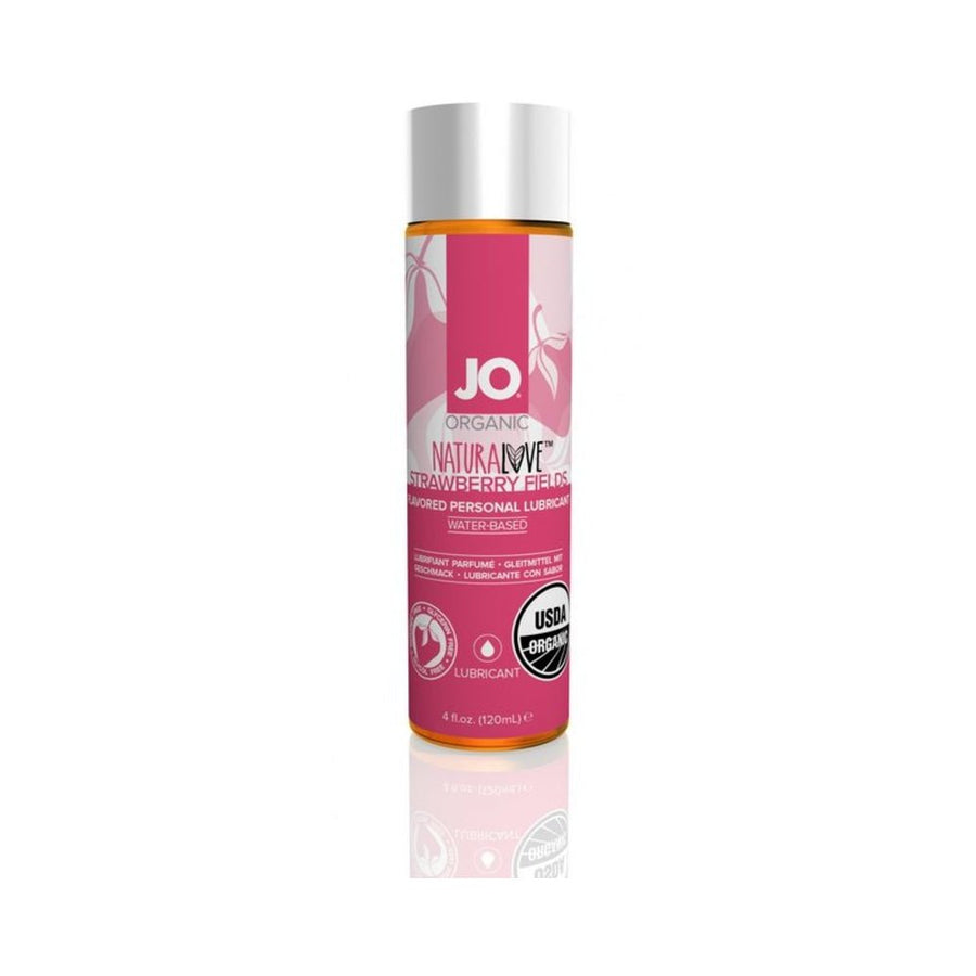 Jo Usda Organic - Strawberry - Lubricant (water-based) 4 Fl Oz / 120 Ml-System JO-Sexual Toys®