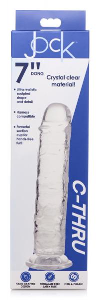 Jock C-thru Dildo - 7 Inch-Curve-Sexual Toys®